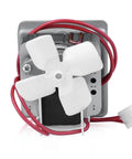 2.0 RPM Auger Motor Replacement For Wood Pellet Grills 120V 60Hz 2 Pole Heavy Duty Feeding Gear front view with wires