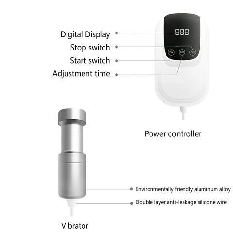 Portable Ultrasonic Cleaner For Home Use Mini Immersible Jewelry Cleaner with digital display and power controller