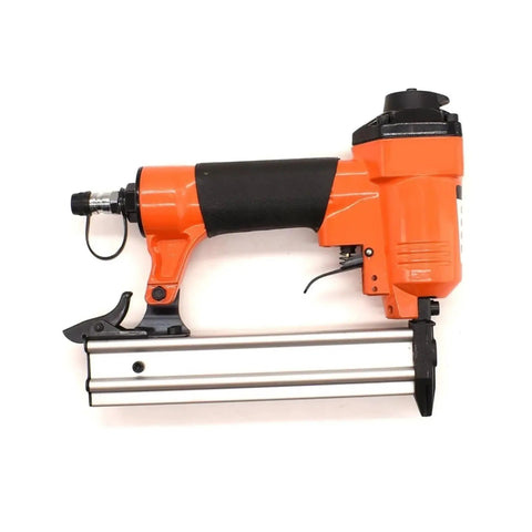 Pro Shop Pneumatic Brad Nailer For Knocking Out Furniture Builds And Swift Carpentry Tasks No Sweat Heavy Duty Air Powered Nail Gun For Reliable Upholstery And Fine Woodworking Work