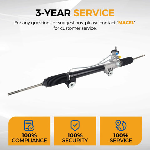 Power Steering Rack And Pinion Assembly For 1999 To 2006 Chevy Silverado 1500 And 2007 Silverado 1500 Classic 3-year service offer