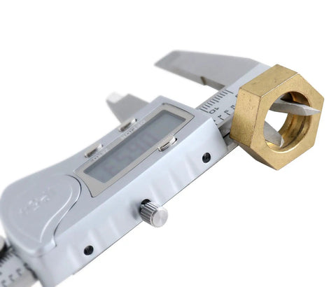 Digital Caliper 0 To 6 Inches 0 To 150 Millimeters With 0.0005 Inch 0.01 Millimeter Resolution Large LCD IP54 Water Resistant No Nonsense Tough Tool For Pros 4 Way Inside Outside Depth And Step Measurements Made With Hardened Stainless Steel
