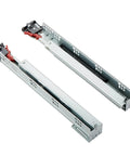 Bottom Mount Drawer Slides, 6 Pairs, 18 Inch, Heavy Duty Full Extension Steel Tracks With Soft Close, Locking Glides, Noiseless Ball Bearing Guides.