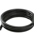 Black High Temp Silicone Vacuum Tubing Hose 5 Foot Roll, 3.5mm Inner Diameter, coiled and heat resistant up to 350F.