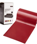 Self Adhesive Leather Repair Tape Burgundy Dull Red 3 X 60 Inches For Furniture Car Seats Couch Sofa Office Chair Vinyl Repair Kit DIY Friendly No Heat Required Durable Hold Easy Peel And Stick displayed with packaging