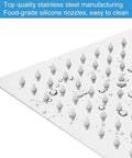 Close-up of Square Rain Shower Head With Extension Arm 16 Inch Ultra Thin Stainless Steel Gold Finish for Spa Experience