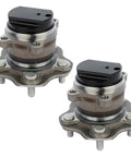 Rear Wheel Hub Bearing Assembly Fits Nissan Rogue 2008 Through 2013 And Rogue Select 2014 Through 2015 With 5 Lugs ABS FWD 512398 Beefed Up Direct Fit, showing two units