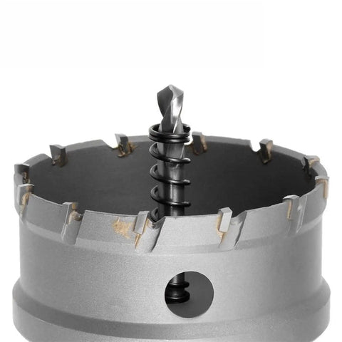 Ultimate 22.5mm TCT Hole Saw Drill Bit Kit Made Of Tough Alloy Carbide And Cobalt Steel For Effortless Drilling Through Stainless Steel Plate Iron And Tough Metal Cutting Jobs Like A Pro This Heavy Duty Opener Makes Quick Work Of Any Hard Material You, 22.5mm TCT hole saw with pilot bit for metal drilling
