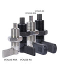 Top Grade Telescopic Spring Indexing Pin With L Handle Self Locking Knob Plunger Crafted From Heavy Duty Stainless Steel - VCN226 models.