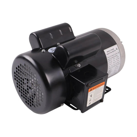 Beefy 5HP 230V Single Phase Electric Motor 3450 RPM 145T Frame Replacement For Industrial Equipment Built To Last Compatible With Weg
