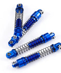 28mm RC Oil Shocks 4Pc Aluminum Shock Absorbers For 1/30 Axial SCX30 Wrangler Bronco RC Crawler Upgrades with blue bodies
