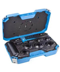 Pro Grade Bearing Installing Tool Kit For 10 To 55 Mm Bore Size, Compatible With SKF TMFT36, shown with case open