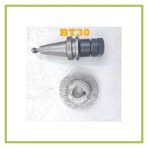 Built Tough Rock Solid Cnc Spindle Assembly With Motor Bracket Makes Bt30 Auto Tool Change Milling Rig Run Sweet High Precision Power Free Clamping Game Changer - BT30 spindle with gear