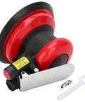 Five Inch Pneumatic Polisher With 10000 RPM No Load Speed Beast Air Powered Polishing Machine shown with accessories