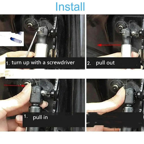 Installation guide for Pair Of Tough Rear Liftgate Gas Struts And Spring Lift Supports For Honda Accord Crosstour 2010 To 2015.