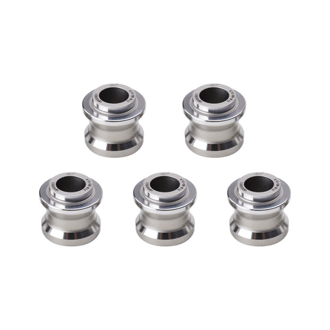 Five Piece Rock Solid Zero Point Pull Stud Kit For CNC Workholding And Mill Alignments Crafted From Heavy Duty Stainless Steel.