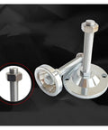 4 Pack Adjustable Furniture Feet For Machinery Leveling With Swivel Levelers Heavy Duty Carbon Steel Anti Corrosion Capable Of Load Up To 3 To 3.5 Tons Easy To Install And Adjust For Tables Chairs Shelves Workbenches And Industrial Equipment, threaded leveling foot