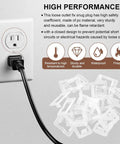 Snug 24 Pack Outlet Plugs For Loose 110V Sockets Transparent Wall Socket Fixers displayed with electrical socket in use