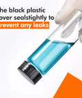 Premium 8ML Clear Borosilicate Glass Vials With Tight Screw Caps Totally Leakproof Lab Grade Storage Bottles For Beauty And Science Work Solid 20 Pack hustle ready with blue liquid.