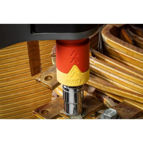 Eshok Guard Three Eighths Inch Drive Socket Isolator Built For Heavy Duty Use Protects Sockets From Drops Heat And Shock Reducing Wear And Strain On Your Tools With Industrial Grade Tool Steel CAEAD324