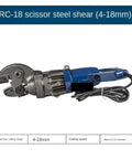Heavy Duty Hydraulic Crimping Tool For Steel Cable And Wire Rope With Precision Scissor Action angled view, cuts 4-18mm steel, ergonomic design.