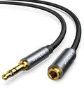 Premium 3.5 Mm Aux Extension Cable Three Pole Trs Headphone Extender Cord 3.3 Feet with gold plated connectors.
