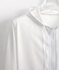 Close-up of Mens Fire Graphic Zip Up Hoodie Heavy Cotton Fleece Jacket XX Large with drawstring hood and full zip.