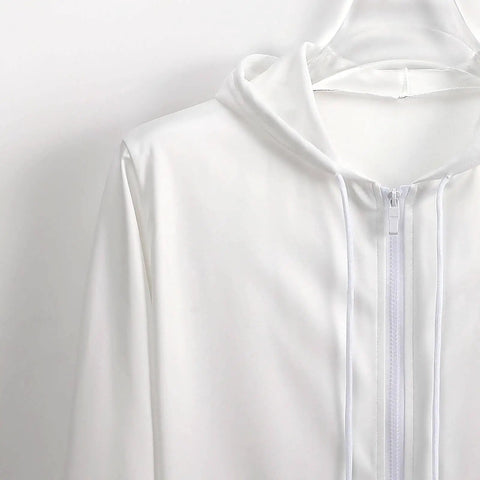 Close-up of Mens Fire Graphic Zip Up Hoodie Heavy Cotton Fleece Jacket XX Large with drawstring hood and full zip.