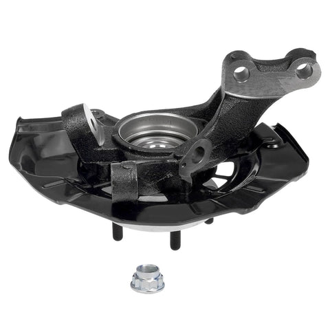 Front view of Front 2pc Steering Knuckles And Wheel Bearing Hubs Replacement For 2007 2011 Toyota Camry And 2007 2012 Lexus ES350