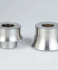 Bead Roller Pro Grade Radius Die Set for Metalworking, 4 Piece Round Over Dies in Cr12 Steel, two dies with smooth edges