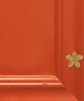 Brushed Brass Five-Leaf Flower Cabinet Knob And Drawer Pull For Dresser Wardrobe And Bathroom Closets Hardware Easy Grip