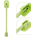 Light green foldable table leg, part of the Foldable Table Legs Set Of 4 For Furniture And Laptop Desks Super Easy Setup And Removal