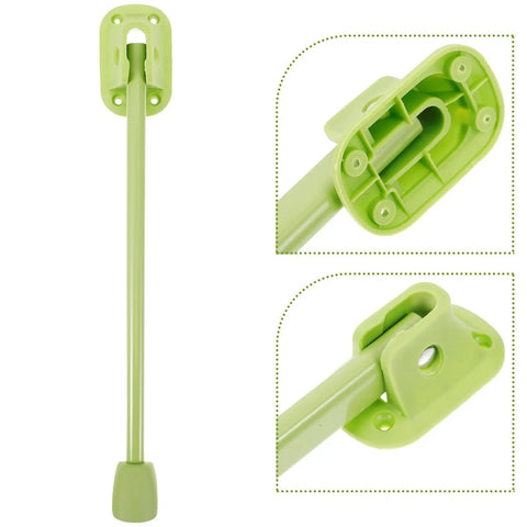 Light green foldable table leg, part of the Foldable Table Legs Set Of 4 For Furniture And Laptop Desks Super Easy Setup And Removal