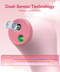 No Touch Infrared Thermometer For Kids And Adults With One Second Reading Pink Non Contact Medical Thermometer Hospital Grade Accuracy Quick Temp Check For The Whole Family, dual-sensor tip
