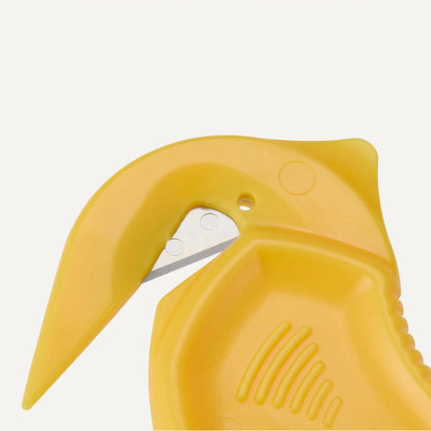 Smooth Operator Film Safety Cutter Featuring A Concealed Stainless Blade And Integrated Tape Splitter For Slicing Plastic Wrap Shrink Film And Cardboard Boxes Durable Ergonomic Grip 30 Pack