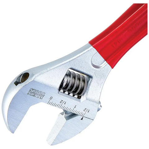 Adjustable Drive Wrench With Extra Capacity Jaw For Big Jobs Forged Alloy Steel Construction High Polish Chrome Finish
