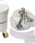 Mini Split Bib Kit For Cleanups That Catch Water And Coil Cleaner With No Mess Protect Walls And Floors Includes bucket and accessories
