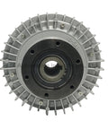 Front view of Heavy Duty Hollow Shaft Magnetic Powder Brake Clutch 0.6kg 6N.m YS0.6A1 showing hollow shaft design and mounting holes.