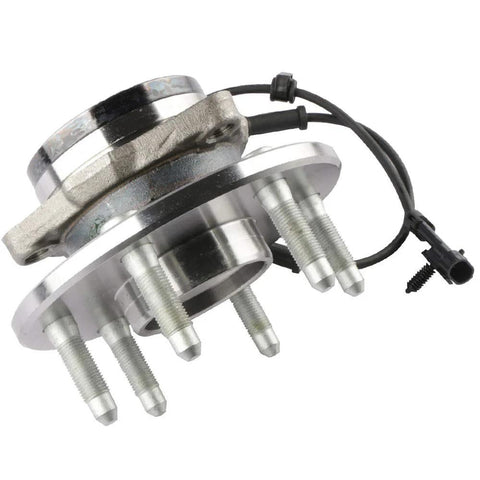 Front Wheel Hub and Bearing Assembly for 4WD 6 Lug Trucks and SUVs, Premium Replacement Fits Chevy Silverado Tahoe with ABS Sensor
