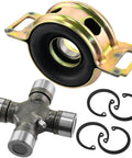 Toyota Tacoma Drive Shaft Center Support Bearing and U Joint Kit Fit 2005 Through 2015 2WD 4WD Built Tough