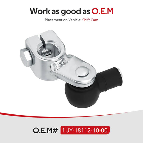 Shifter Linkage Arm Replacement For Yamaha ATV Raptor 350 YFM350 2004 2013 And Warrior 350 YFM350X 1987 2004 OE Part 1UY-18112-10-00 on shift cam