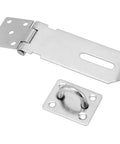 SEHOI stainless steel padlock hasp latch with mounting plate for doors and cabinets