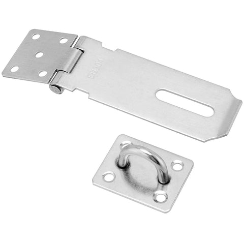 SEHOI stainless steel padlock hasp latch with mounting plate for doors and cabinets