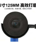 5 Inch Pneumatic Angle Grinder for precision grinding and polishing, showing handle and grinding disc layout.
