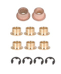 Door Hinge Spring Pin And Bushing Repair Kit For Classic American Cars 1968 To 1979 with hardened pin and durable bushings visible