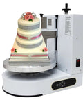 Top Shelf Buttercream Smoothing Machine With 35CM Adjustable Turntable And Thin Metal Blade To Pull Off Straight Fire Cake Decoration For Any Sized Sweet Treat Celebration with wedding cake.