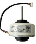 Efficient 30W DC Brushless Inverter Air Conditioning Fan Motor for AC Units with label and wiring visible