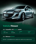 Mazda 2 1.5L car compatible with Alternator For Mazda 2 1.5L 2011 2012 2013 2014, 12V 90Amp Clockwise Rotation, 6-Groove Pulley