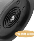 Close-up of Anti Skid Washer Foot Mats 4 Piece Set With Height Adjustable Vibration Pads For Washing Machines showing base design.
