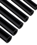 Heavy Duty Black Silicone Vacuum Tubing Hose Line Kit With 6 Different Sizes For Car Engine Coolant Fuel Oil Transfer 5 Ft Rolls High Temp Resistant Flexible And Food Grade Safe To Use Anywhere, six black hoses