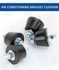 4 Pack M8 Rubber Vibration Isolator Mounts 40x26mm Anti Vibe Shock Absorbers for Mini Split Heat Pumps Air Compressors